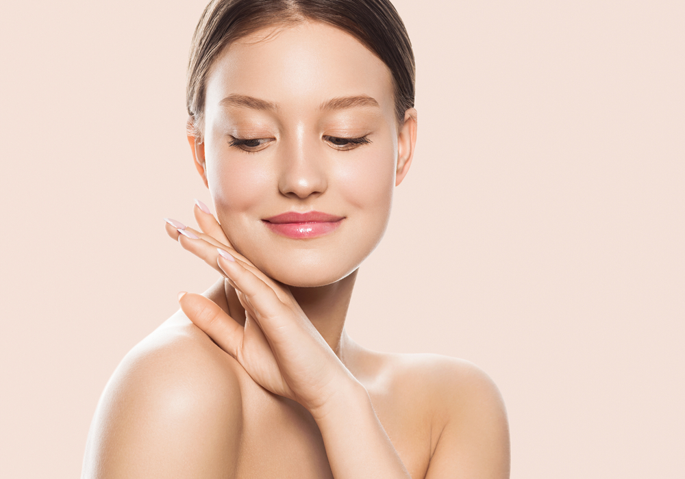 A glowing and youthful complexion enhanced by laser rejuvenation.